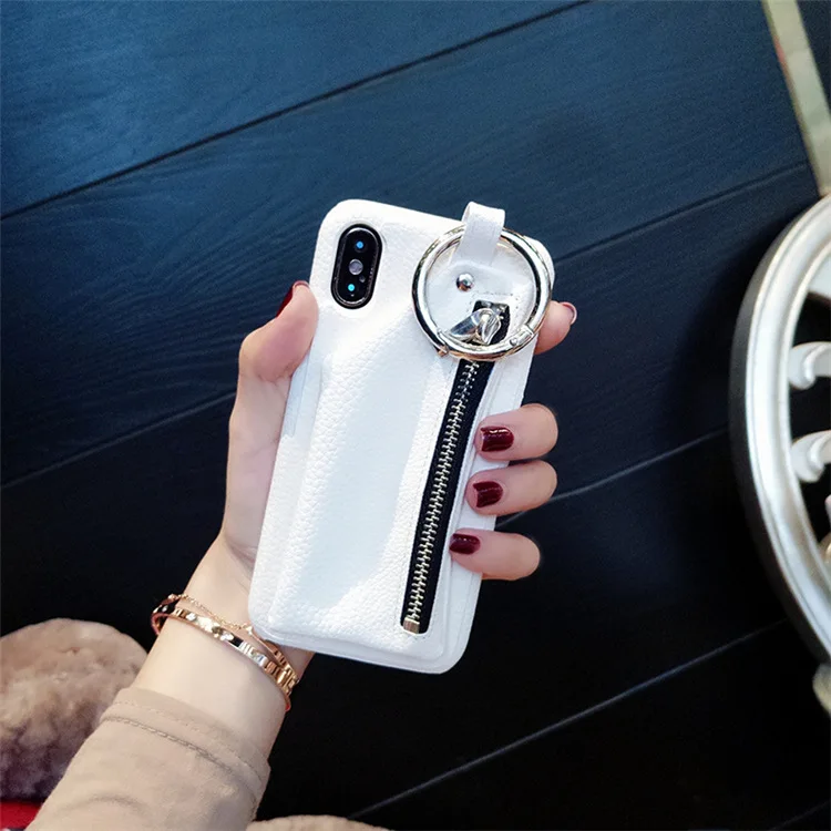 Чехол-бумажник из искусственной кожи на молнии для iPhone X, XR, XS, XS, Max, Женский Стильный кожаный чехол для iPhone 6, 6s, 7, 8 plus, чехол