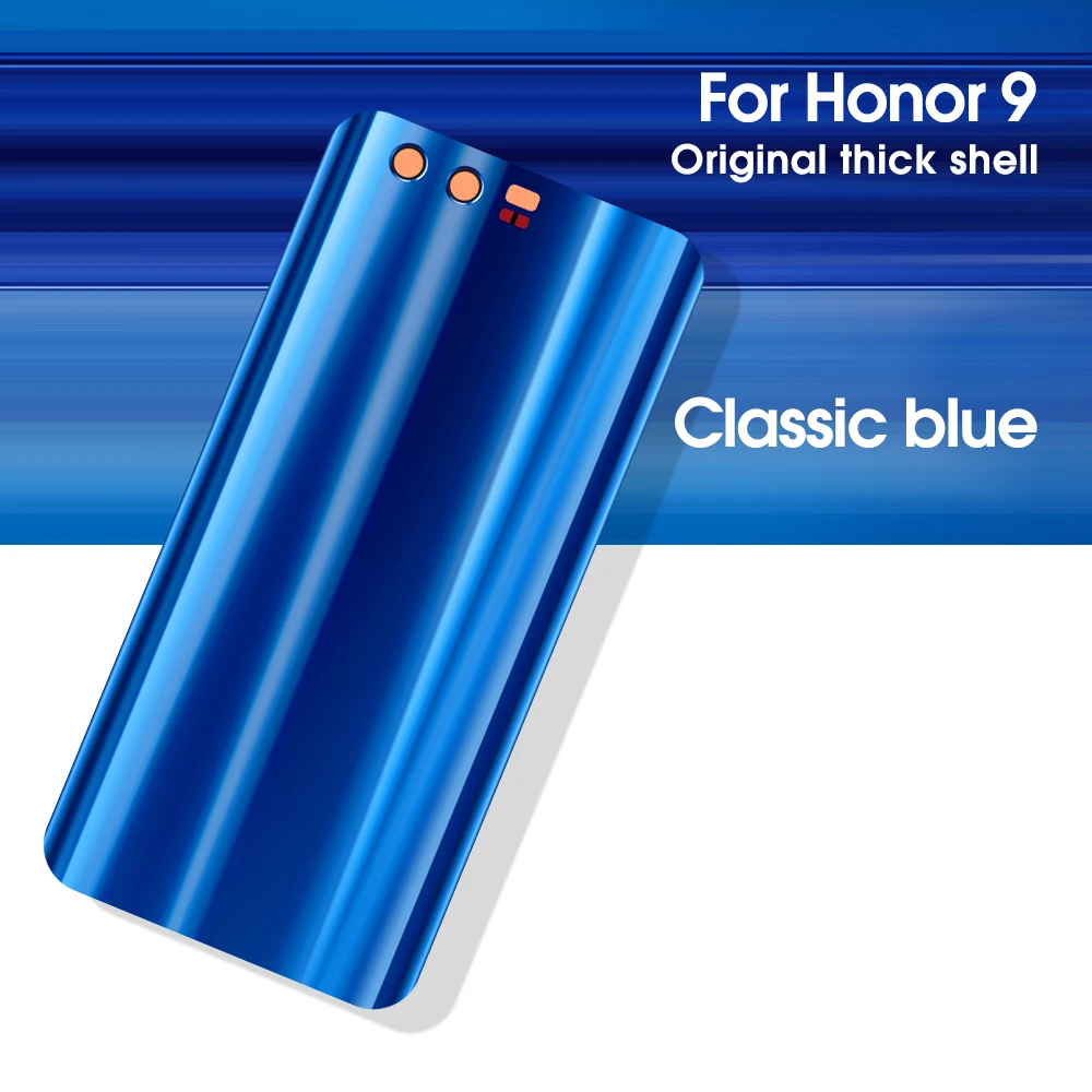 5 15 дюйма 100% новый чехол для Huawei honor 9 задняя крышка аккумулятора Задняя стеклянная