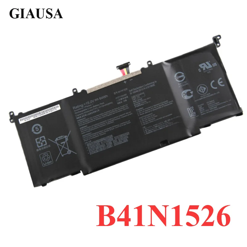 B41N1526 Аккумулятор для ноутбука Asus ROG Strix GL502 GL502V GL502VT S5 GL502VT-1A S5VT6700 15 2 V | Компьютеры и