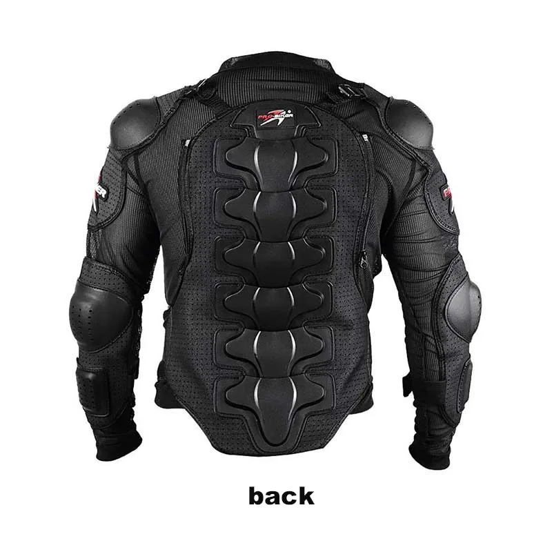 Pro-Biker мотоциклетная Защитная Броня снаряжение куртка полный корпус Броня ткань для мотокросса черепаха Защита спины Мотоциклетные Куртки