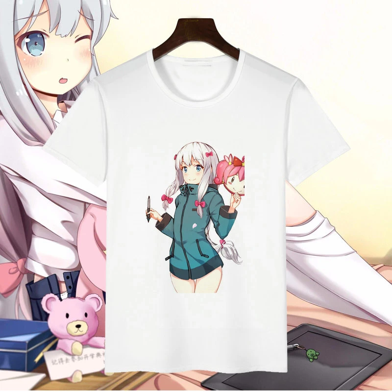 Бесплатная доставка футболки Аниме &quoteromanga Sensei&quot маскарадные костюмы Sagiri Izumi