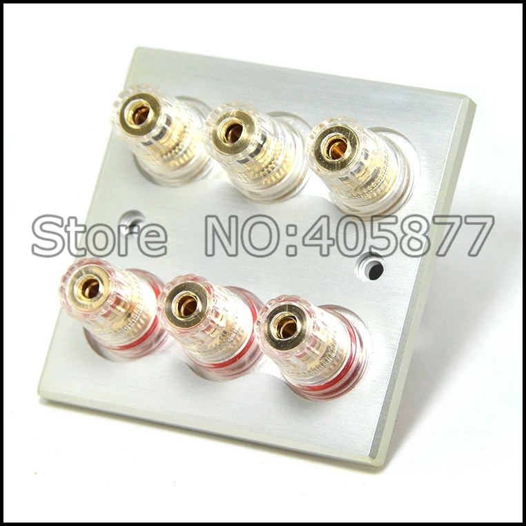 Hi-End домашний кинотеатр позолоченная настенная переплетная стойка hifi Клемма