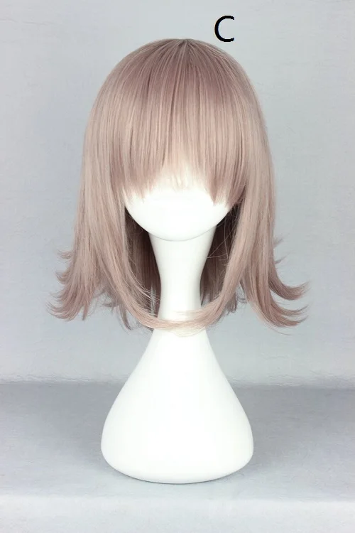 MCOSER 65 см прямой Синтетический Косплей парик светильник розовый цвет с двумя хвостиками Высокая температура волокна волос WIG-502B - Цвет: 1B/27HL