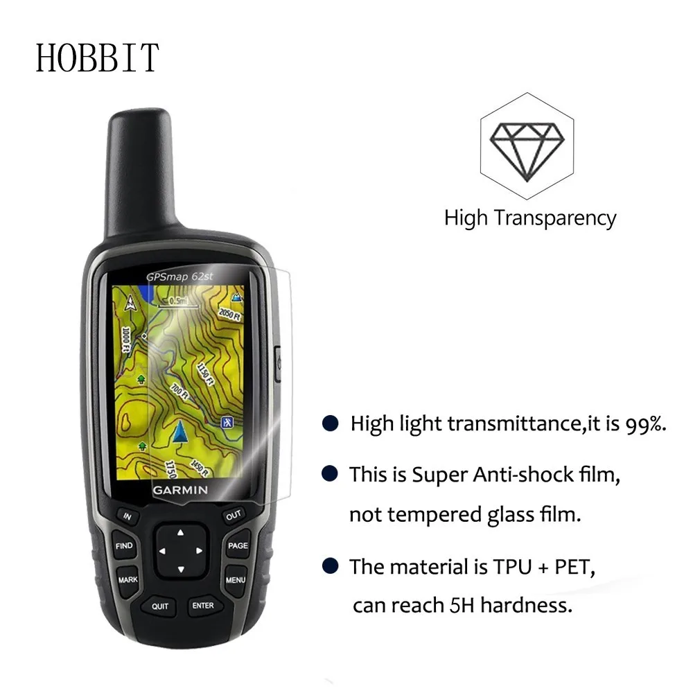 3 упаковки для Garmin gps карта 62 62s 62sc 63 63sc 63st 64 64st по всему миру ручной gps ЖК-пленка нано Взрывозащищенная защита экрана