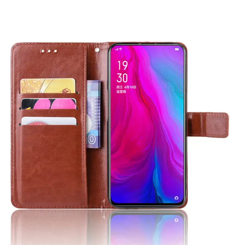 Oppo Reno чехол откидная крышка кошелек чехол для телефона из искусственной кожи Oppo Reno OppoReno CPH1917 CPH 1917 чехол 6,4"