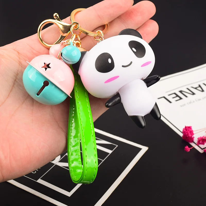 Новое поступление милый творческий мини панда Форма Кукла мультфильм Keychain