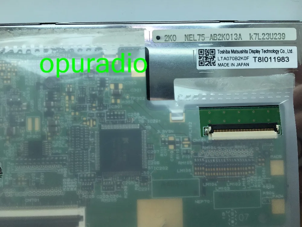 Оригинальный 7-дюймовый ЖК-дисплей LTA070B2K0F панель экрана для Jaguar (2010) и Land Rover Freelander 2