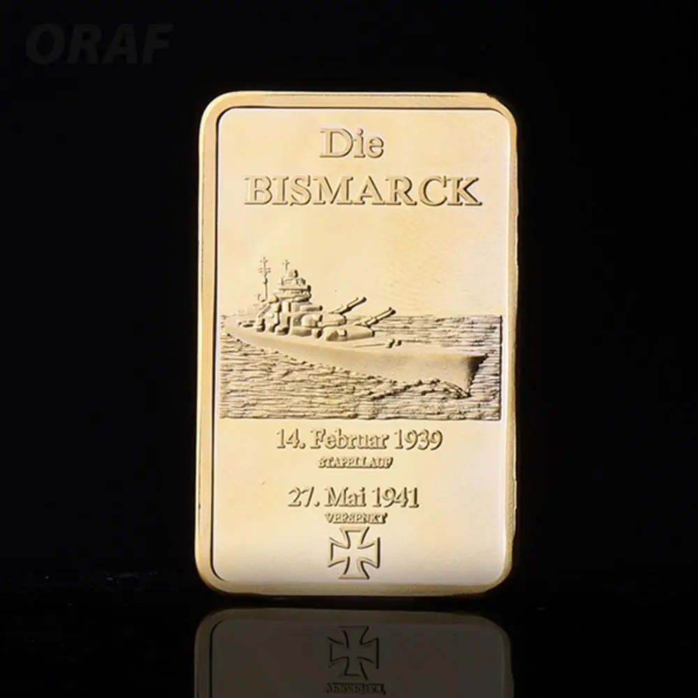 CCCP золотые слитки коллекционные монеты памятная монета Bismarck War Золотая коллекция