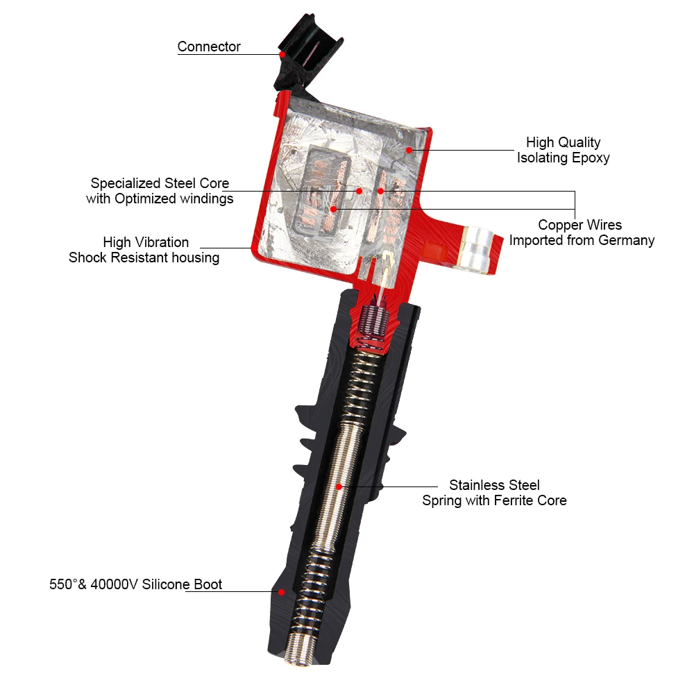 Precision Auto Labs 8 шт. красный катушки зажигания для Ford Lincoln Mercury V8 5.4L 4.6L F150 F250 Новый