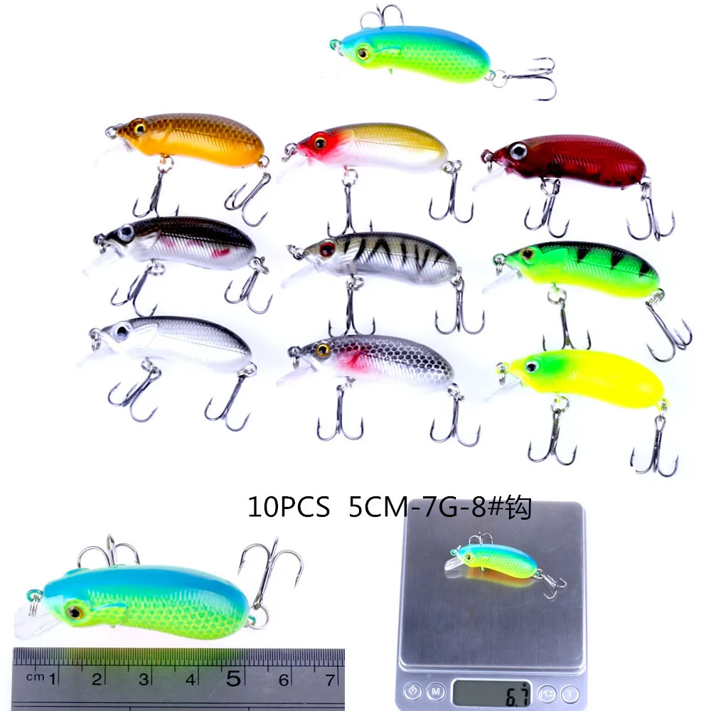 40 шт. crankbait Цикада Троллинг счетчик приманки бас воблер капель вращения подледной