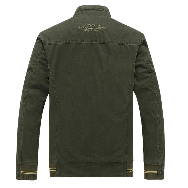 AFS JEEP, мужская куртка, ветровка, мужское пальто, Chaqueta Hombre, Двусторонняя одежда, Военная Повседневная Хлопковая мужская куртка, размер s, L-4XL, пальто