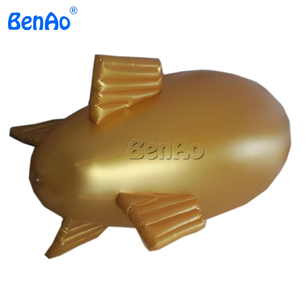 AO371BENAO 6 м золотой надувные дирижабль Zeppelin с золотой хвост/прозрачный/clear дирижабль для надувные