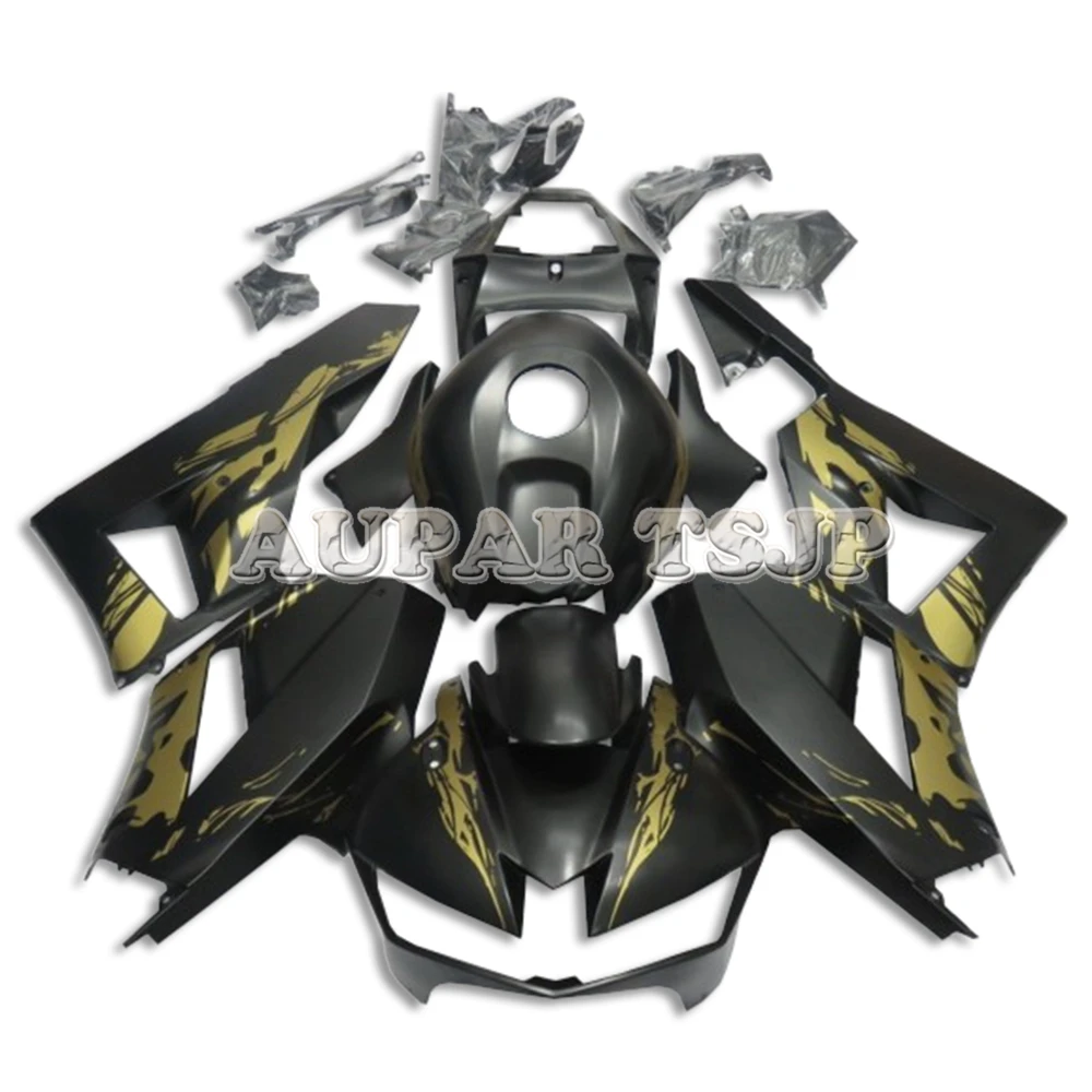 

LIMITED EDITION LEYLA Matte Black Gold Decals Motorbike Fairings For Honda CBR600RR 2013 14 15 16 17 2018 ABS Injection Fairing