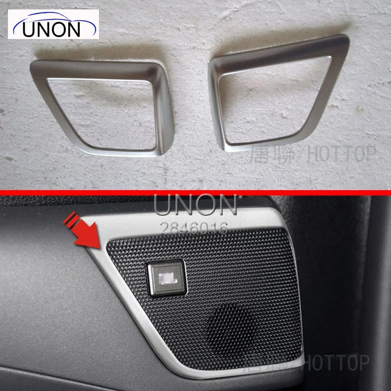 

Подходит для Toyota Alphard Vellfire 2015 2016 2017 Abs Хромированная задняя дверь Bose Аудио Динамик Звуковой звуковой сигнал кольцо отделка