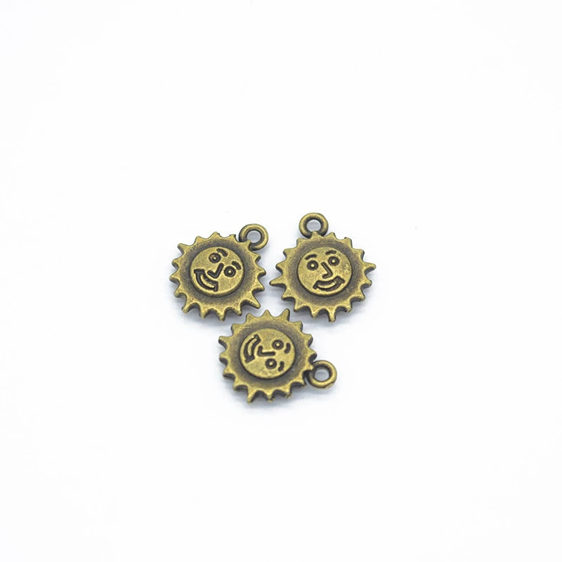 80 шт Sun Charms DIY ювелирные изделия кулон подходящие Браслеты и ожерелья серьги