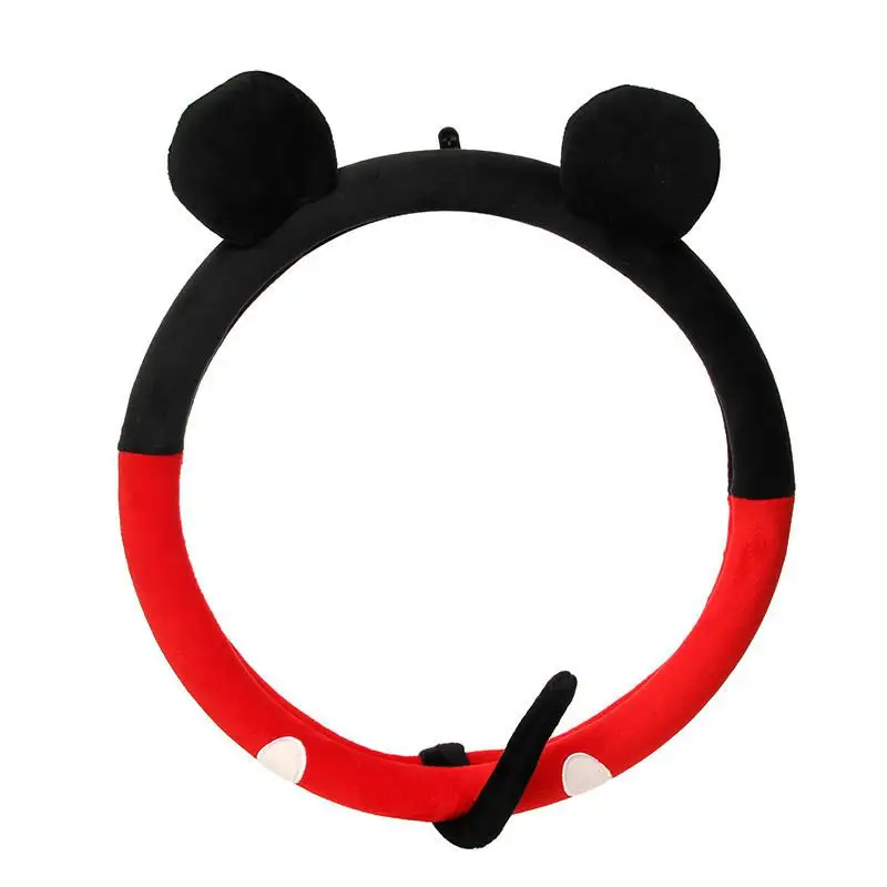 Mickey Универсальный чехол на руль с изображением животных из мультфильмов, автомобильные аксессуары, 14 цветов - Название цвета: Mickey