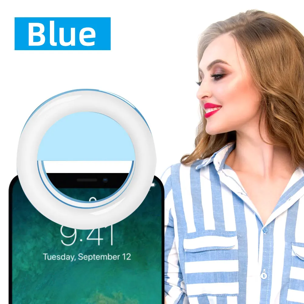 USB зарядка портативная мини селфи светодиодная камера для фотосъемки кольцо