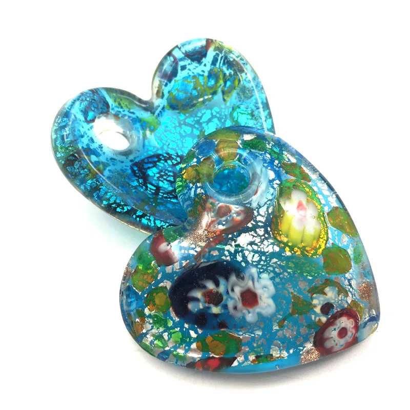 Лидер продаж европейские Подвески в виде лампворк 2 шт./лот стеклянные подвески