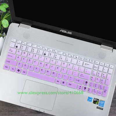 Gradual purple Для ASUS VivoBook D541NA X540L X540LA D540S D540YA X540YA X540LJ X540LA F540U F541UA 15,6 дюймовый ноутбук клавиатура чехол - Цвет: Gradual purple