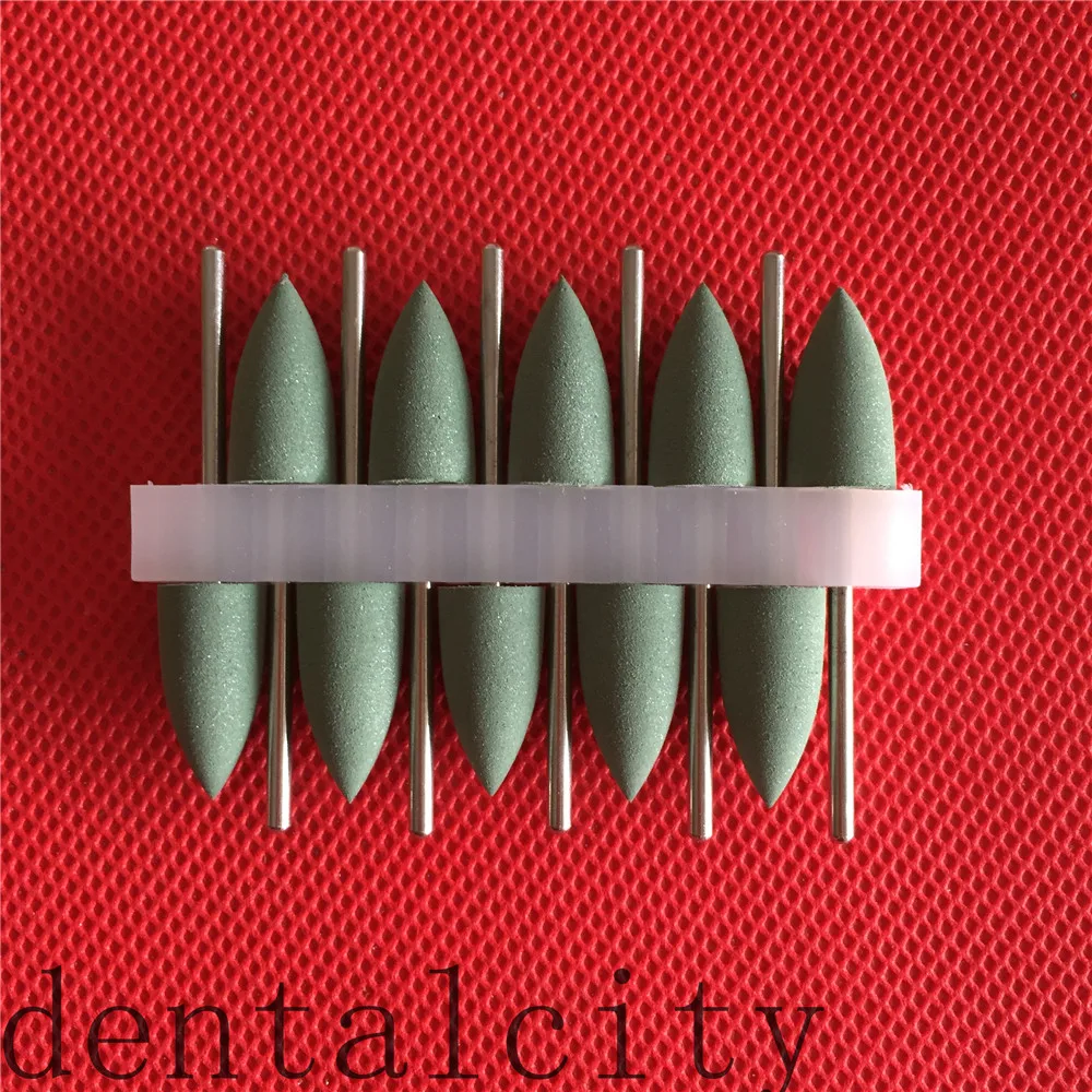 New 50PCS Green SILICONE polishers 2.35mm Diamond polishing Burs | Красота и здоровье