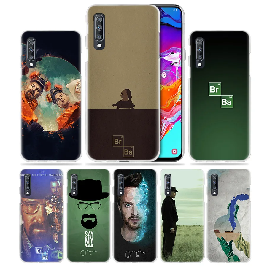 Чехол с принтом «во все тяжкие» чехол для samsung Galaxy A50 A70 A20e A40 A30 A20 A10 A8 A6 плюс A9 A7 жестркий прозрачный пк чехлы для телефона с бумажником и крышка