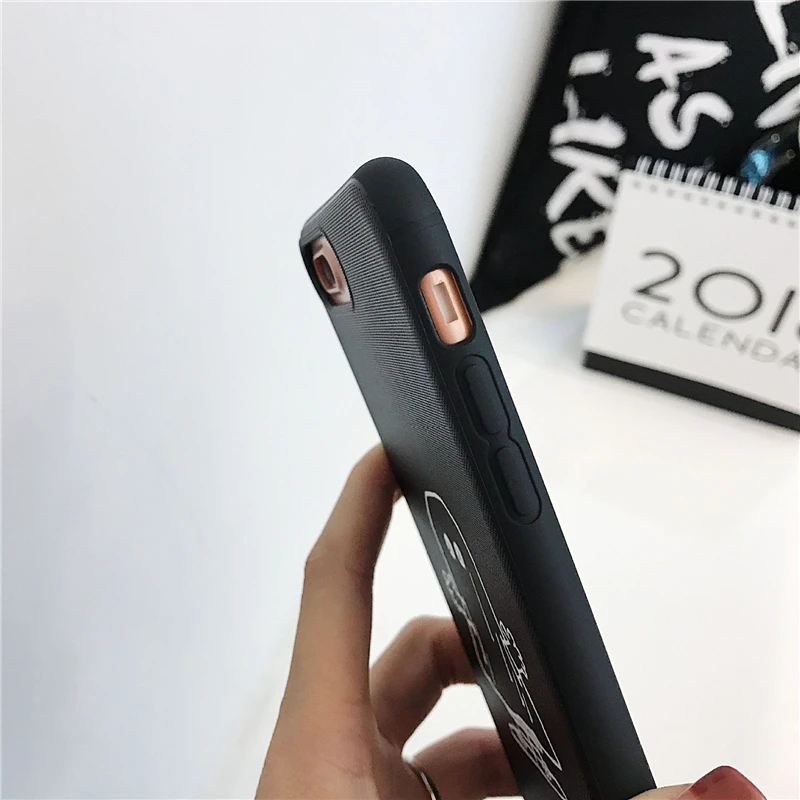 WTSZKL cartoon cute Snoopy with lanyard phone case for iPhone X XS MAX XR drop protection cover 8 7 6 6s Plus |