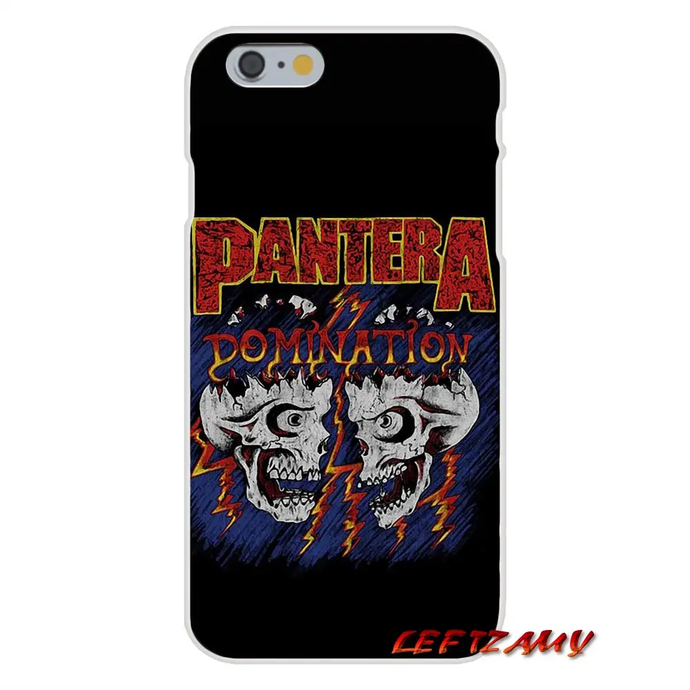 Band Pantera винтажные аксессуары для плакатов чехлы телефонов iPhone X 4 4s 5 5S 5C SE 6 S 7 8