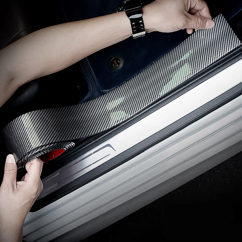 Car Trunk guard plate sticker Rear bumper rubber protection For Skoda Octavia 2 A7 A5 Rapid Superb Mazda 6 Chevrolet Cruze | Автомобили и