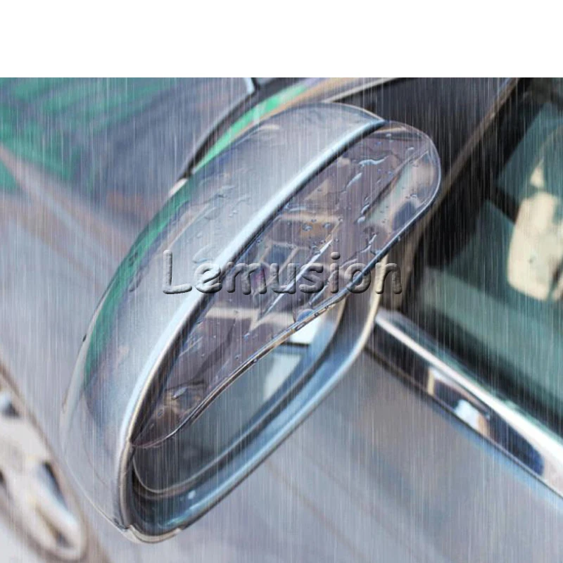 Автомобильный Стайлинг зеркало заднего вида наклейки для бровей и дождя Peugeot 307 206