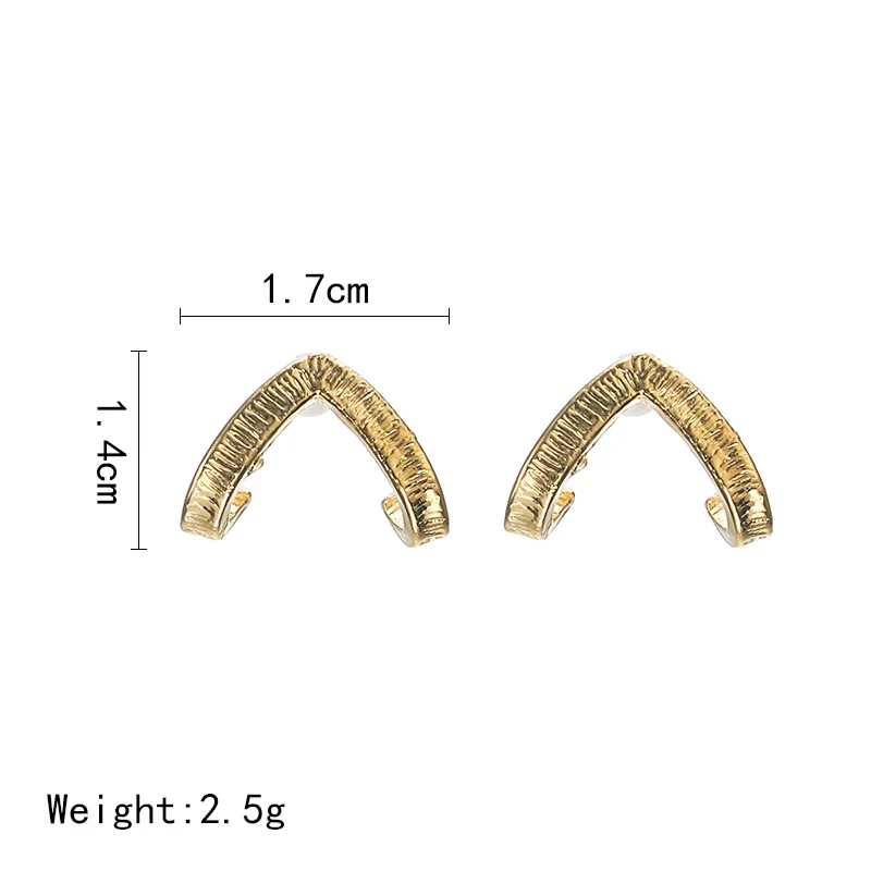 Серьги Aretes Oorbellen, американская мода, новинка, v-образные карманные шпильки, ушные крючки, от производителя