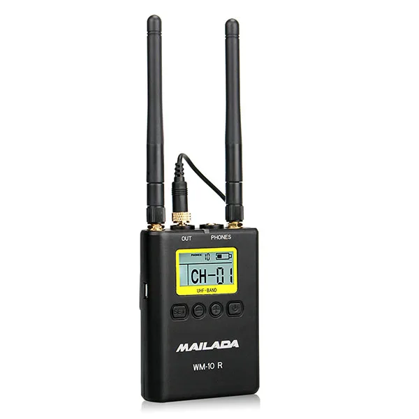 WM10 WM-9 WM8 UHF беспроводной микрофон системы канала петличный нагрудный микрофонный приемник передатчик для DSLR Canon sony рекордер