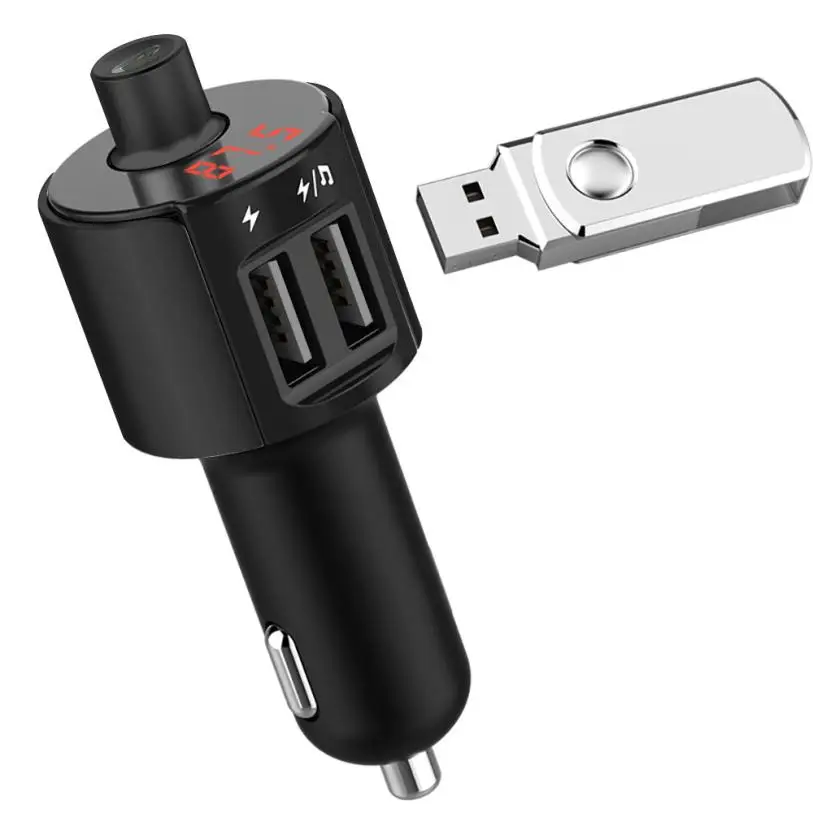 Горячая Bluetooth Автомобильный fm-передатчик беспроводной радио адаптер MP3-плеер плюс USB зарядное устройство