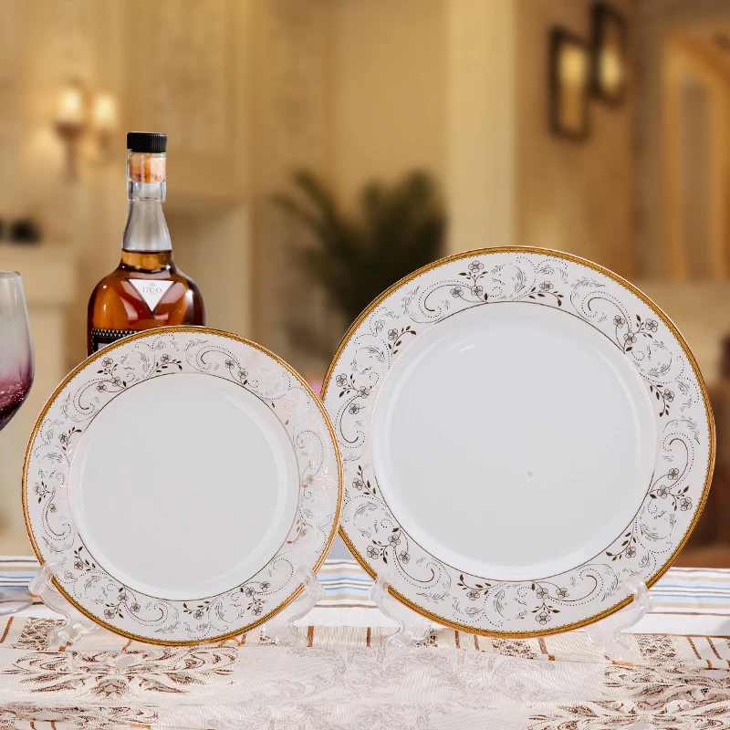 Рождественский комплект столовой посуды [Цзиндэчжэнь] Bi Chu фарфоровый набор 60 из