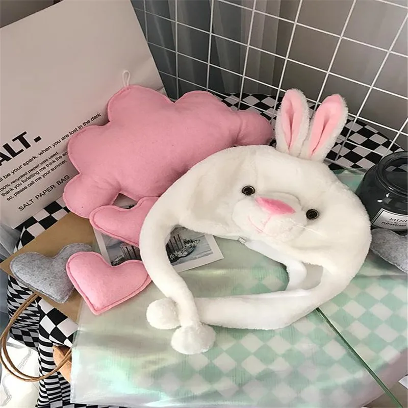 Cartoon animal cute plush powder piglet hat photo props cosplay toy Christmas Halloween birthday party dress up |