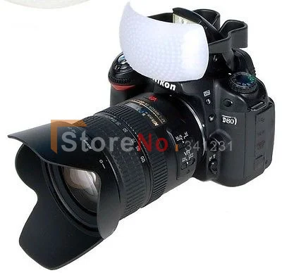 2шт белая Встроенная вспышка софтбокс рассеиватель для камеры Softlight для canon nikon DSLR камеры