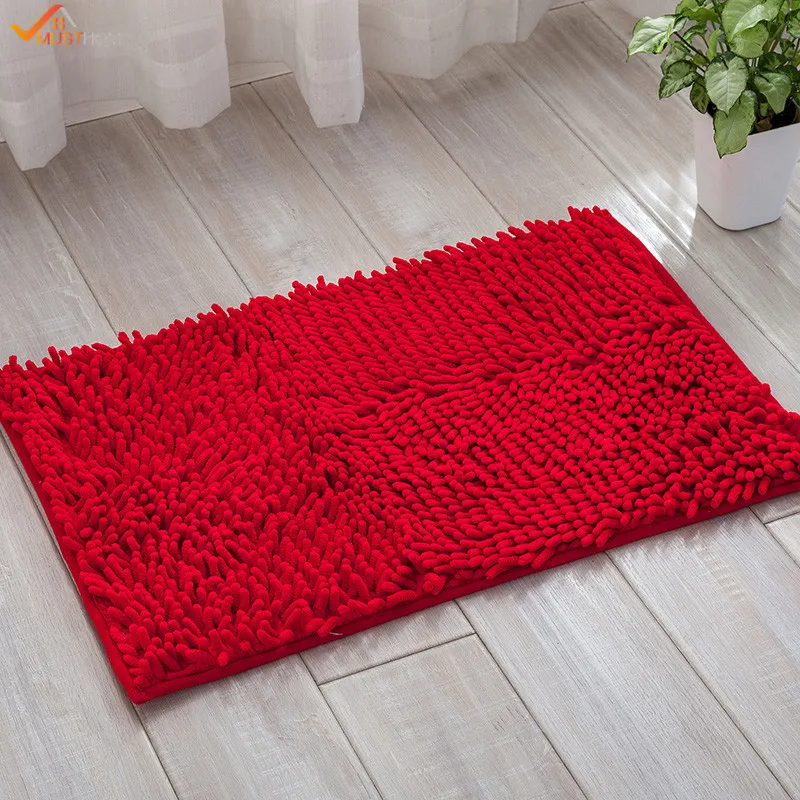 40*60 см впитывающая микрофибра мягкие лохматые коврики для ванной комнаты