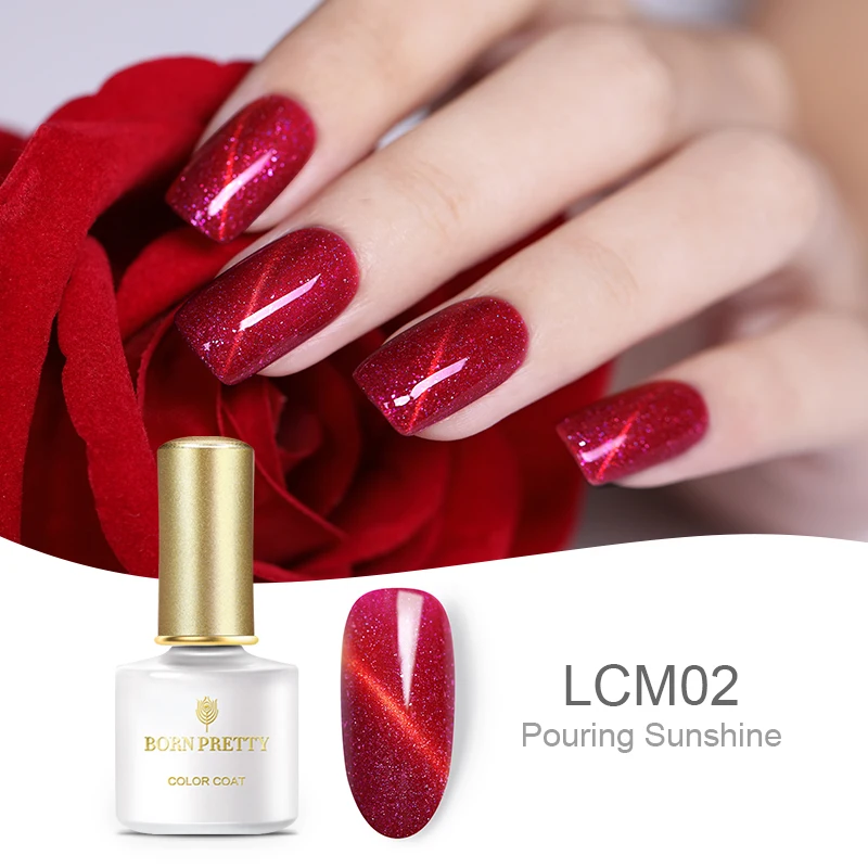 BP-LCM02 BORN PRETTY 6 мл Гель-лак для ногтей 3D кошачьи глаза Гель-лак для ногтей магнит Гибридный лак Полупостоянный лак для ногтей праймер Базовый Топ - Цвет: BP-LCM02