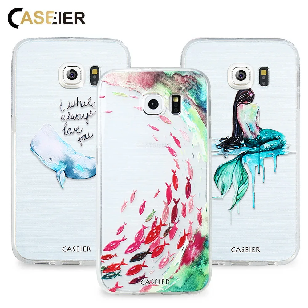 Caseier 3D тиснение мягкий чехол для телефона Samsung Galaxy Note 8 силиконовые Чехол S6 S7 Edge S8
