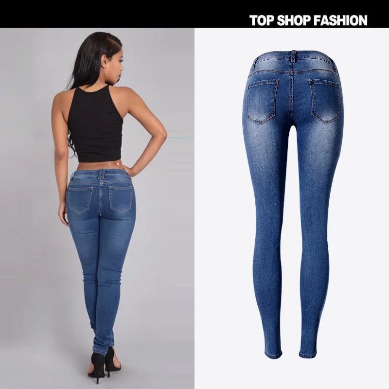 Suvance/эластичные модные весенние рваные нестандартные хлопковые джинсы карандаш