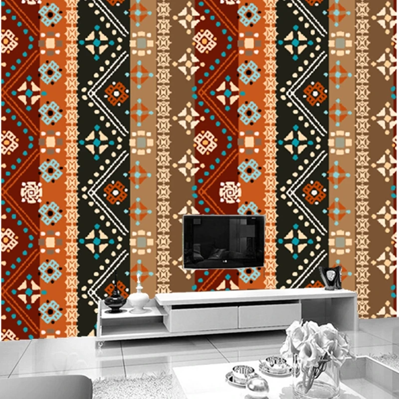 Изготовленный На Заказ 3D полосатые обои Национальный центр по исследованию