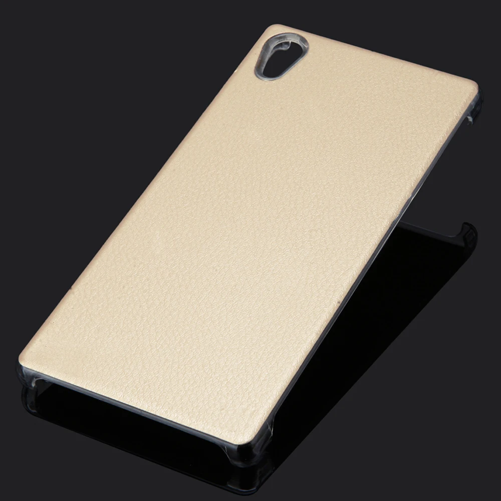Роскошный модный ультратонкий кожаный чехол-накладка для Sony Xperia Z4 E6533 E6553 / Z5 E6603