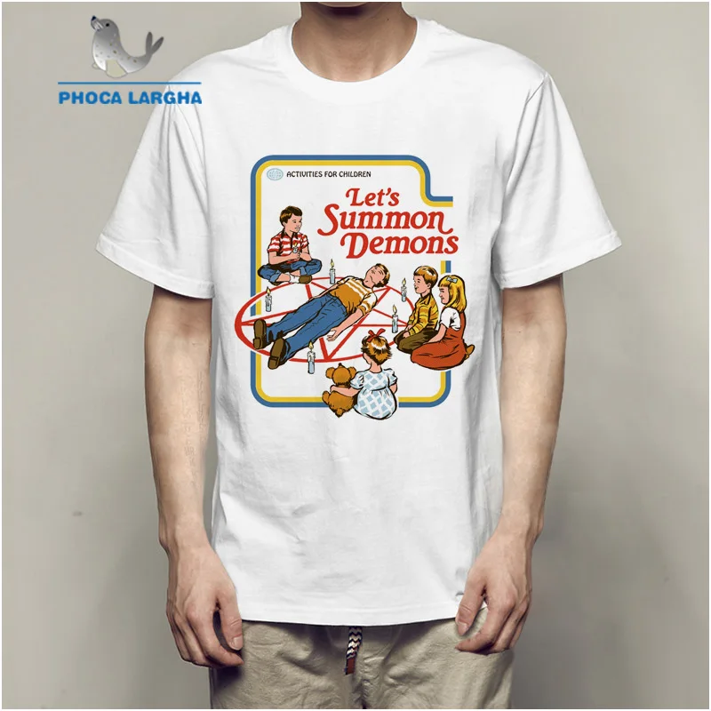 Мужская футболка сатана супернатуральная американский ужас история сатанизма