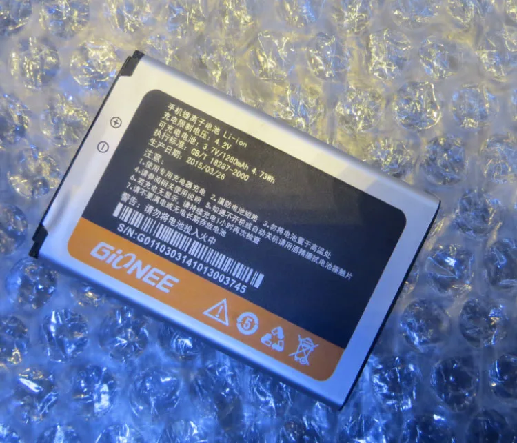 Высококачественный аккумулятор для FLY BL G011 GN100 BL4011 1280MAH Gionee запасные