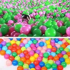 100 шт.лот экологичный цветной мягкий пластиковый шар для бассейна, Океанской волны, детские игрушки, воздушный шар для снятия стресса, детская игрушка для занятий спортом на открытом воздухе