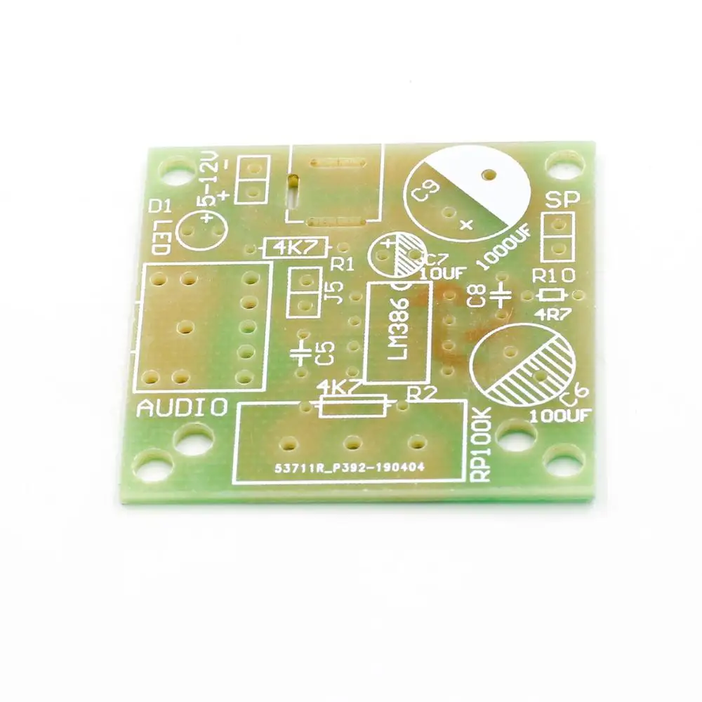 DIY Kit LM386 супер мини аудио усилитель Набор Trousse модуль Amplificador плата 3 5 мм 12