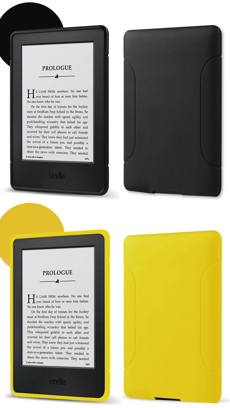 Мягкий силиконовый чехол для Kindle Paperwhite 1/2/3/4 Чехол для электронной книги задняя защитная крышка для Amazon Kindle Paperwhite 4 принципиально+ ручка