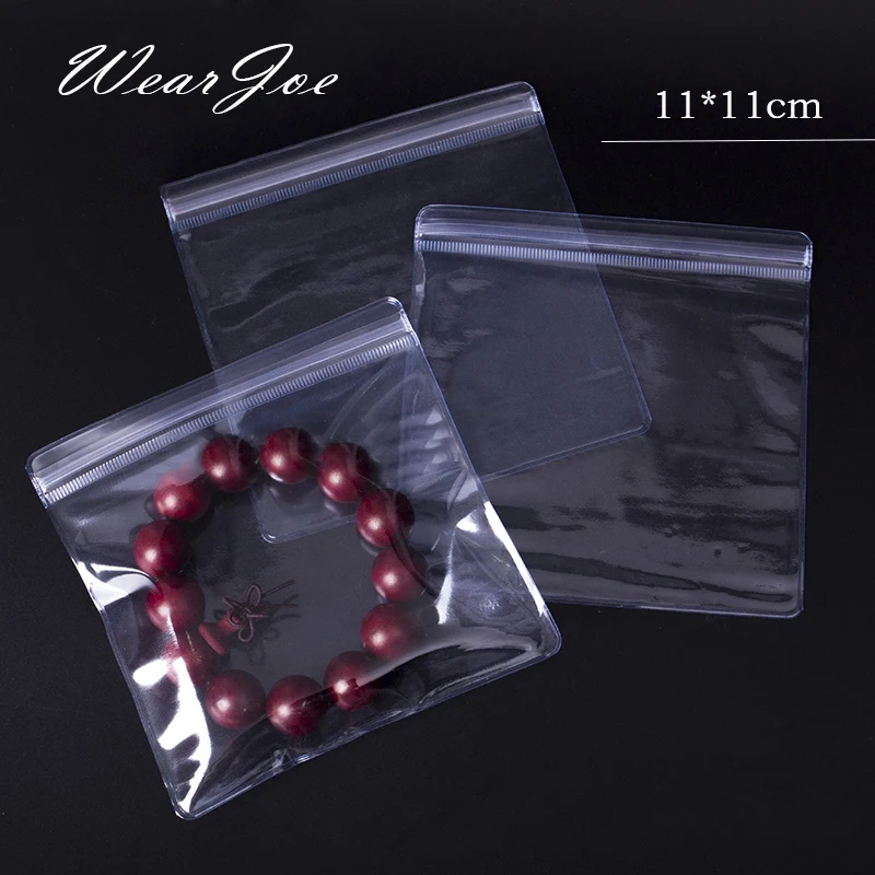 Бесплатная доставка 100 шт. утолщенная сумка из ПВХ с замком на молнии мешочки для