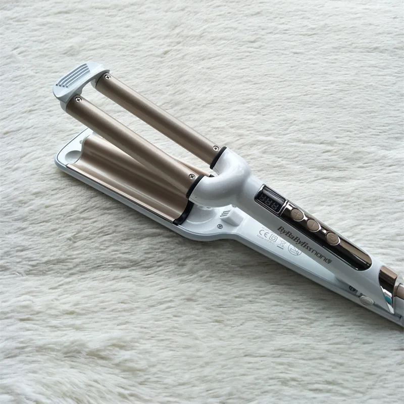 Новинка 2016 ролик в форме яйца с тремя трубками щипцы для завивки волос ЖК дисплей