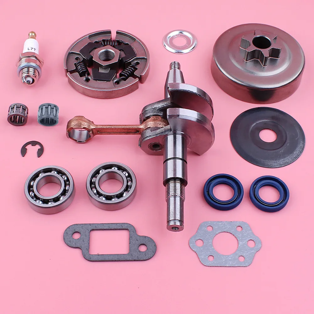 

Crankshaft Crank Shaft Clutch Drum Assembly For Stihl MS180 018 MS 180 Bearing Oil Seal Washer Gasket Chainsaw Spare Part