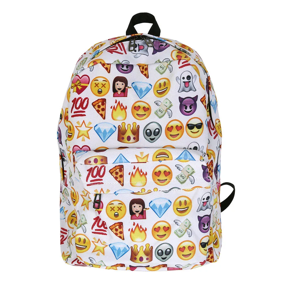 Улыбка Emoji рюкзак смайлик пакет школьная сумка|school shoulder bag|emoji backpackshoulder school bags |